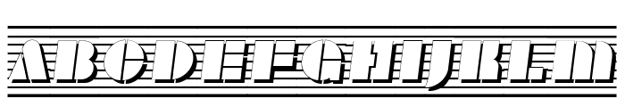 Reo-A Font UPPERCASE