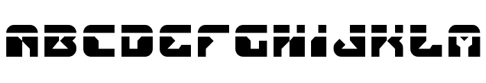 Replicant Laser Font LOWERCASE