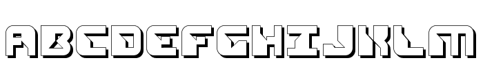 Replicant Shadow Font UPPERCASE