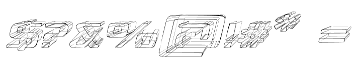 Republika II Exp - Sketch Italic Font OTHER CHARS