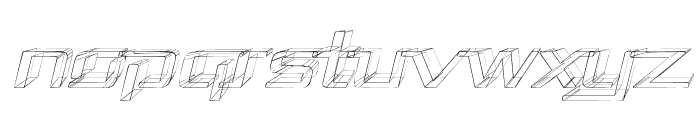 Republika II Exp - Sketch Italic Font UPPERCASE