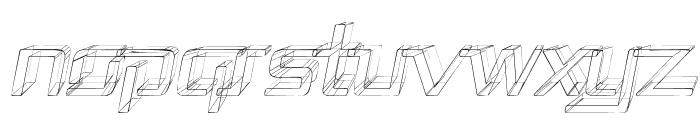Republika II - Sketch Italic Font UPPERCASE