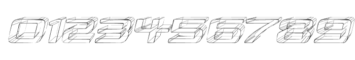 Republika III Exp - Sketch Italic Font OTHER CHARS