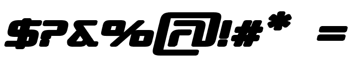 Republika III Exp - Ultra Italic Font OTHER CHARS