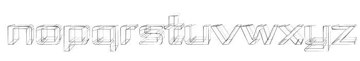 Republika IV Exp - Sketch Font UPPERCASE