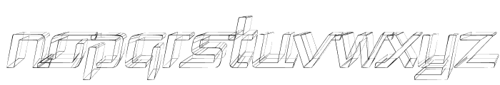 Republika - Sktech Italic Font LOWERCASE