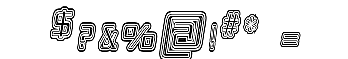 Republikaps Cnd - Maze Italic Font OTHER CHARS