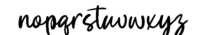 Requested Font LOWERCASE