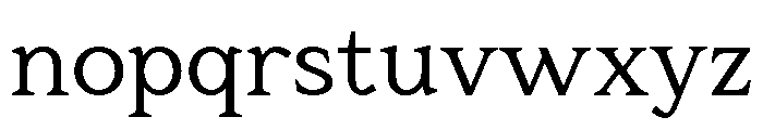 Res Minevia Trial Regular Font LOWERCASE