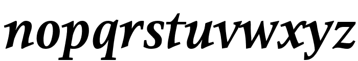 Resavska BG TT-Bold Italic Font LOWERCASE