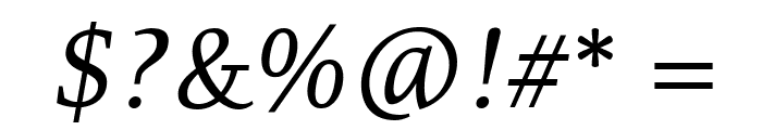 Resavska BG TT-Italic Font OTHER CHARS