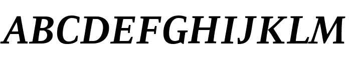 Resavska BG YU-Bold Italic Font UPPERCASE