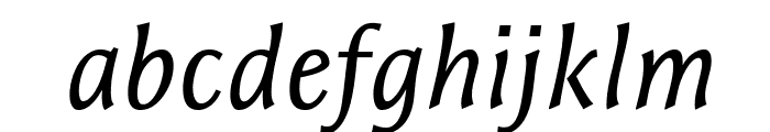 ResavskaBGSans-Italic Font LOWERCASE