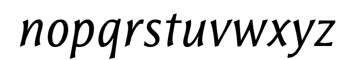 ResavskaBGSans-Italic Font LOWERCASE