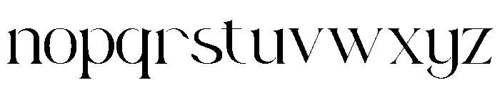 Resilient Shifting Demo Regular Font LOWERCASE