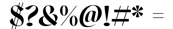 Resolide Serif PERSONAL USE Regular Font OTHER CHARS