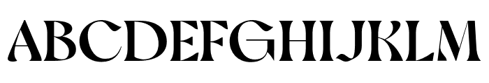 Resolide Serif PERSONAL USE Regular Font UPPERCASE
