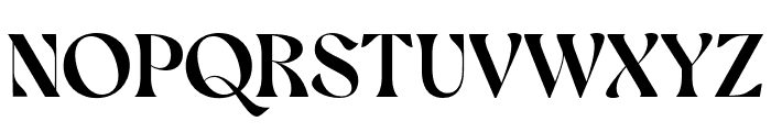 Resolide Serif PERSONAL USE Regular Font UPPERCASE