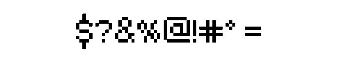 Resource Regular Font OTHER CHARS