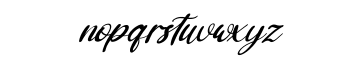 Ressoven Italic Font LOWERCASE