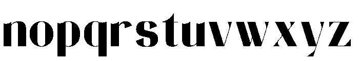 Restful Silent Font LOWERCASE