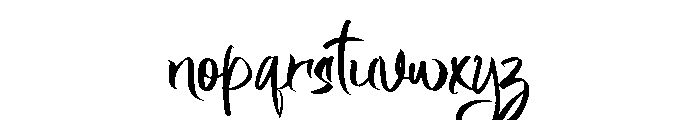 Restight Font LOWERCASE