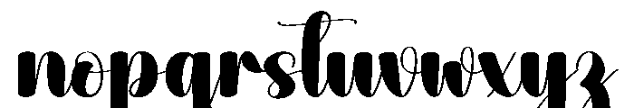 Restoration Font LOWERCASE