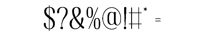 Resyana_PersonalUseOnly Font OTHER CHARS