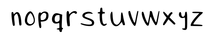 Retamosita Regular Font LOWERCASE