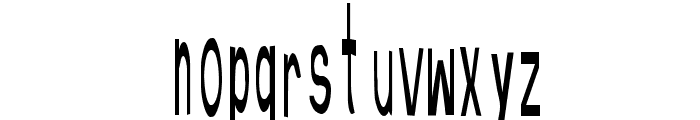 Retardo Scarecrow Font LOWERCASE