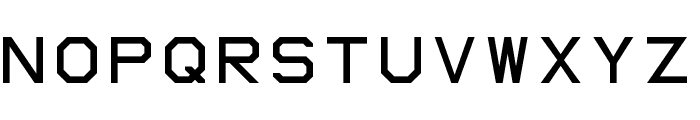 RetraConsole Regular Font UPPERCASE