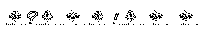 Retro Bistretto Outline Font OTHER CHARS