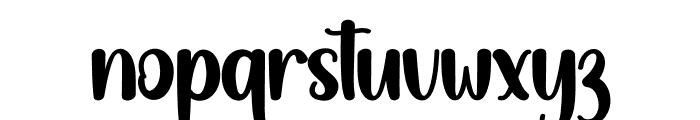 Retro Christmas Font LOWERCASE
