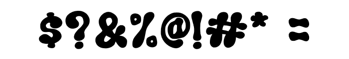 Retro Flower Font OTHER CHARS