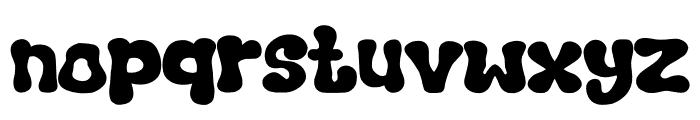 Retro Flower Font LOWERCASE