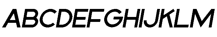 Retro Greathe Demo Italic Font UPPERCASE
