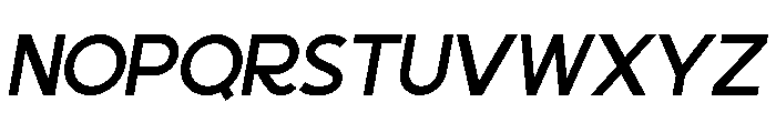 Retro Greathe Demo Italic Font UPPERCASE