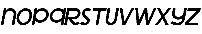 Retro Greathe Demo Italic Font LOWERCASE