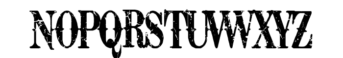 Retro Grunge West Font UPPERCASE