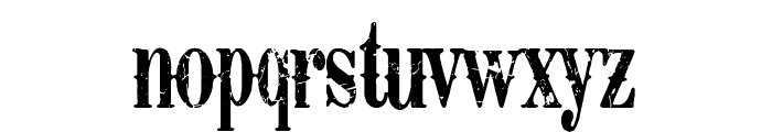 Retro Grunge West Font LOWERCASE