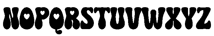 Retro Heart You Font UPPERCASE
