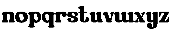 Retro Lagoon Personal Use Font LOWERCASE