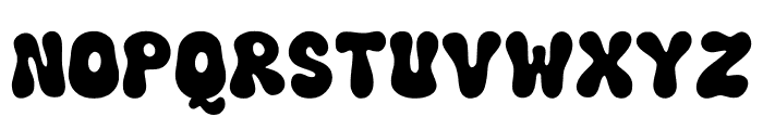 Retro Mother Regular Font UPPERCASE