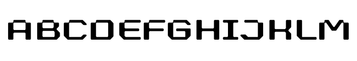 Retro Pixel Font UPPERCASE
