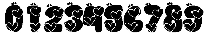 Retro Valentine Regular Font OTHER CHARS