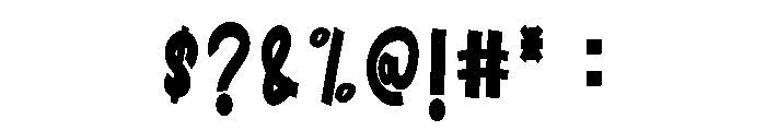 Retro Font OTHER CHARS