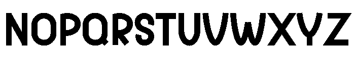 Retro Font UPPERCASE