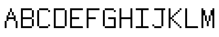 RetroCompute Font UPPERCASE