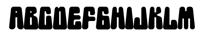 RetroDisco-Narrow Font UPPERCASE