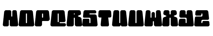 RetroDisco-Wide Font UPPERCASE